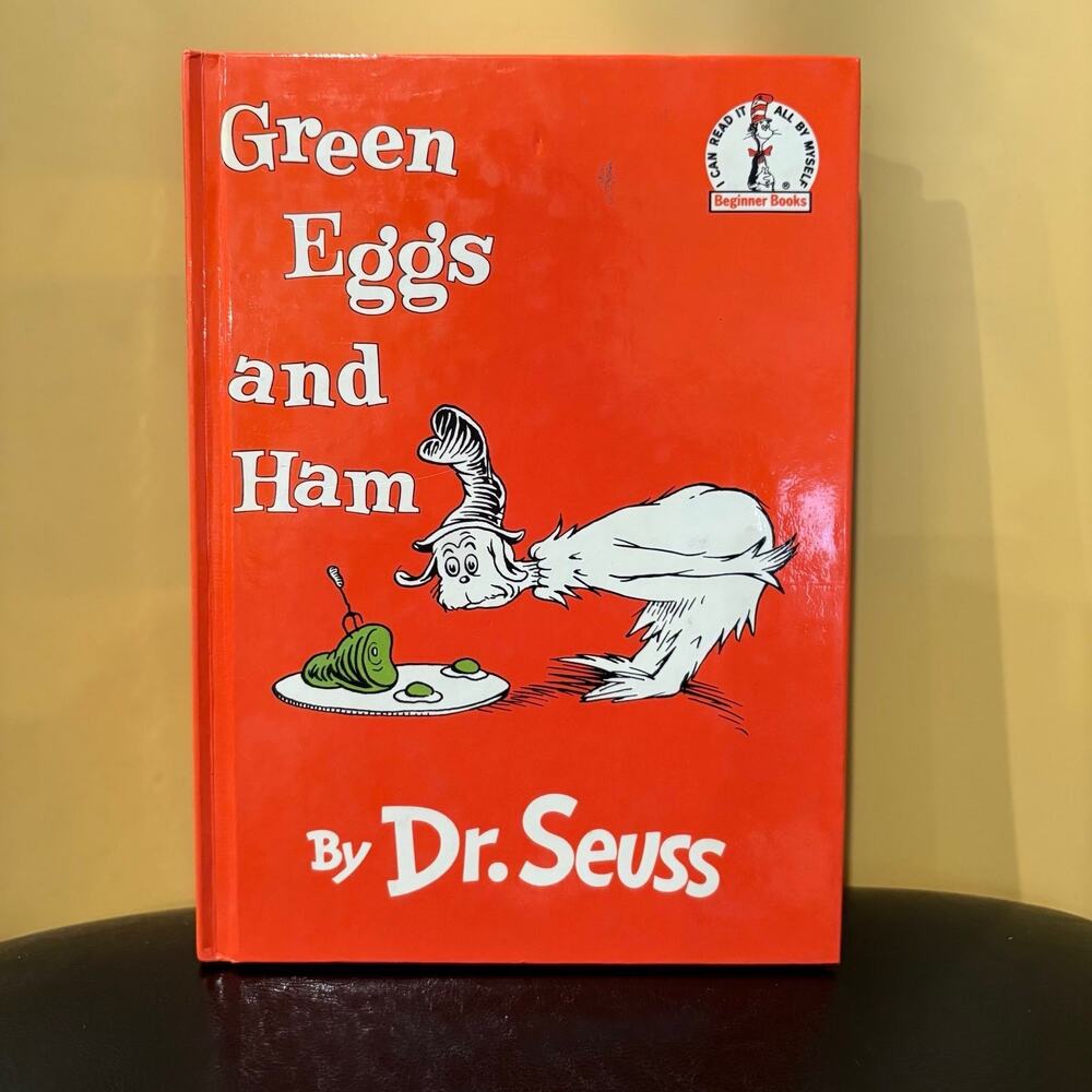 Green Eggs and Ham by Dr. Seuss HC Vintage Beginner Book Random House